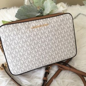 Michael Kors large vanilla Crossbody shoulder bag